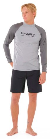 Рашгард Rip Curl серый