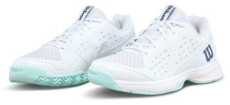 Кроссовки Wilson Rush Pro Jr L белый, голубой