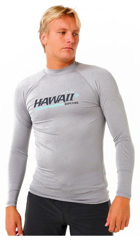 Рашгард Rip Curl серый купить,NaN