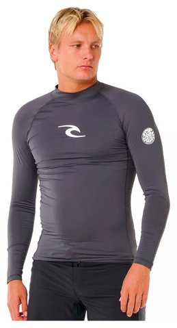 Рашгард Rip Curl темно-серый купить,15900