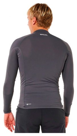 Рашгард Rip Curl темно-серый купить,15900