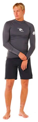 Рашгард Rip Curl темно-серый купить,15900