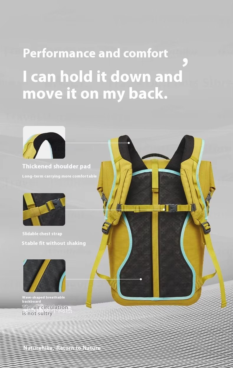 Рюкзак Naturehike CNK2550XB027 мультиспортивный 28 желтый