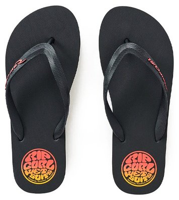 Шлепанцы Rip Curl оранжевый, черный купить,NaN