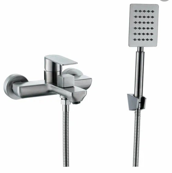 Смеситель для ванны ESKO Beijing BJ54, латунь, цвет серебристый купить,NaN