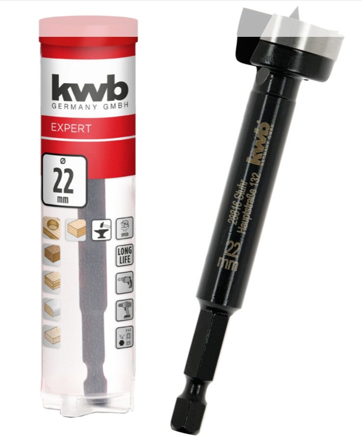 Сверло Скоростное сверло Форстнера, 22 мм kwb by Einhell (706422) купить,NaN