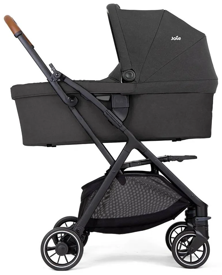 коляска универсальная 2 в 1 Joie Pact Pro 2 в 1 Shell Gray/Ramble V2 Pebble  темно-серый/черный купить,160800
