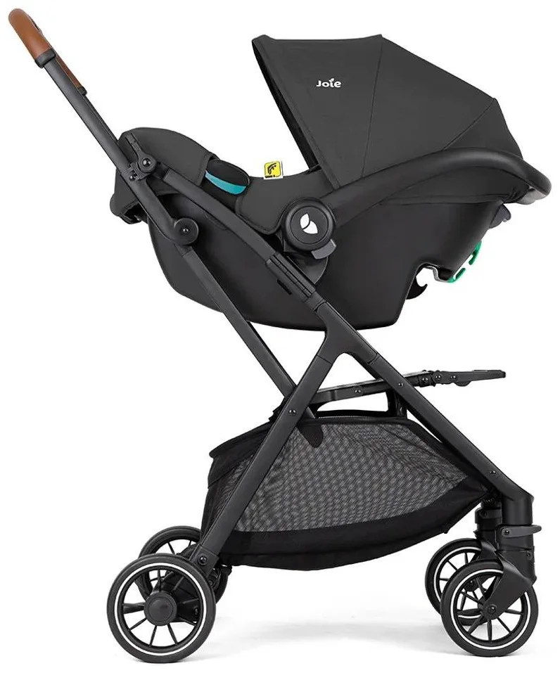 коляска универсальная 2 в 1 Joie Pact Pro 2 в 1 Shell Gray/Ramble V2 Pebble  темно-серый/черный купить,160800