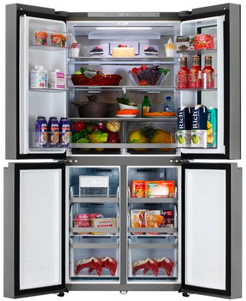 Холодильник LG GC-V22FFMMB серебристый купить,NaN