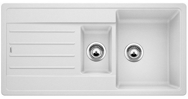 Кухонная мойка Blanco Legra 6S 100х50х19 см, искусственный камень, тон белый купить,NaN