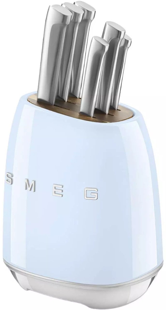 Набор ножей Smeg KBSF02PB, лезвие: нержавеющая сталь 6 шт купить,NaN