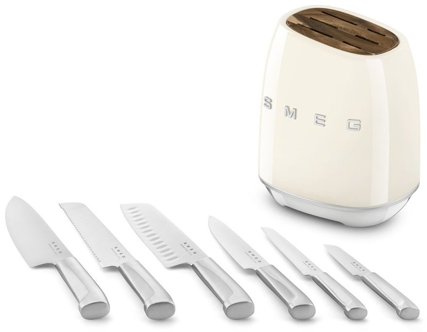 Нож универсальный Smeg, лезвие: нержавеющая сталь 6 шт купить,NaN