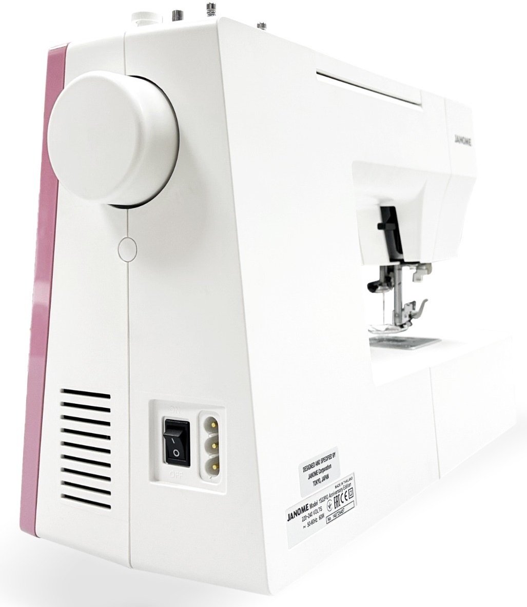 Швейная машина Janome 1522 PG белый, розовый купить,NaN