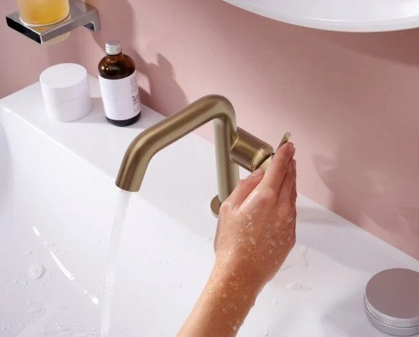 Смеситель Hansgrohe White House Hansgrohe Tecturis S 73320140, латунь, цвет бронзовый купить,247900