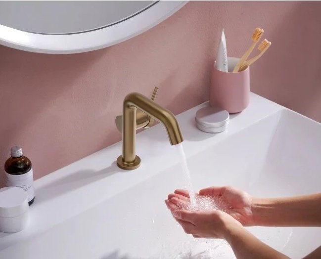 Смеситель Hansgrohe White House Hansgrohe Tecturis S 73320140, латунь, цвет бронзовый купить,247900