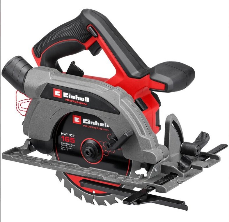 Аккум. Циркулярная пила Einhell TP-CS 18/165 Li BL - Solo (4331225) купить,NaN