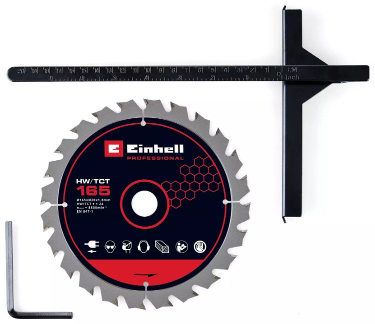 Аккум. Циркулярная пила Einhell TP-CS 18/165 Li BL - Solo (4331225) купить,NaN