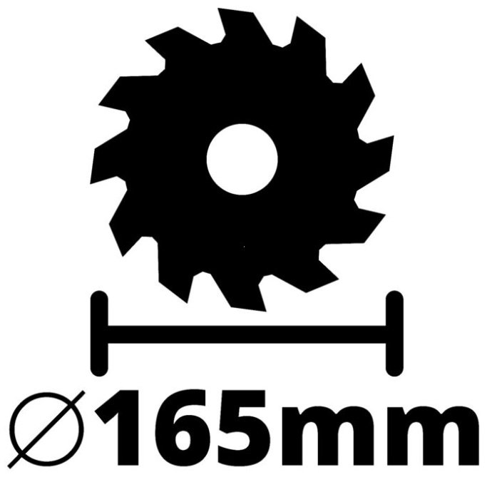 Аккум. Циркулярная пила Einhell TP-CS 18/165 Li BL - Solo (4331225) купить,NaN