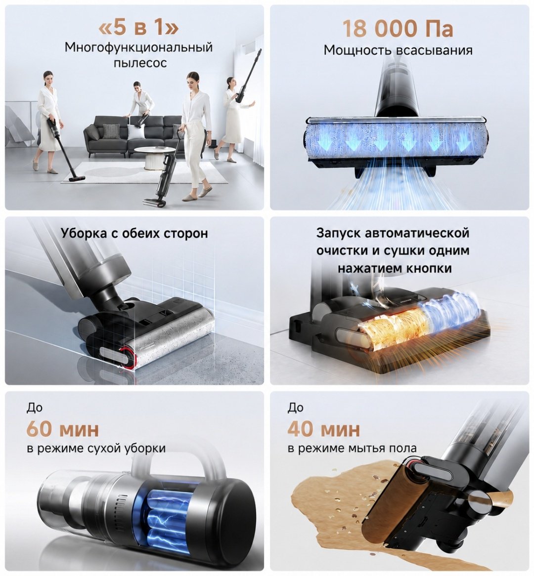 Пылесос DREAME H13 Pro Plus Mix черный купить,NaN
