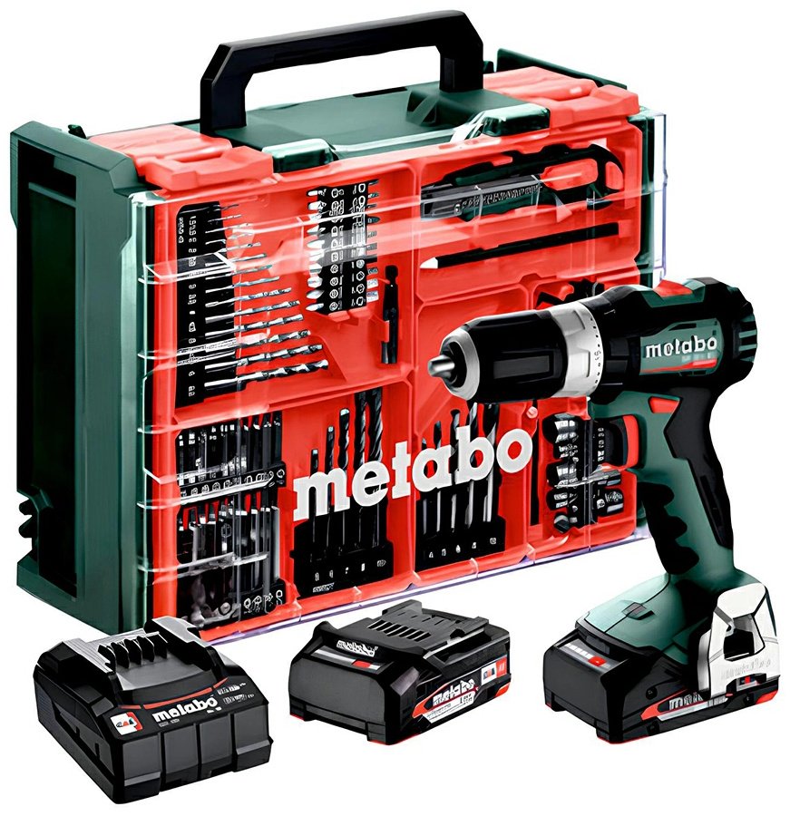 Metabo дрель-шуруповерт SB 18 Set Mobile Workshop (602245710) 18 В купить,NaN