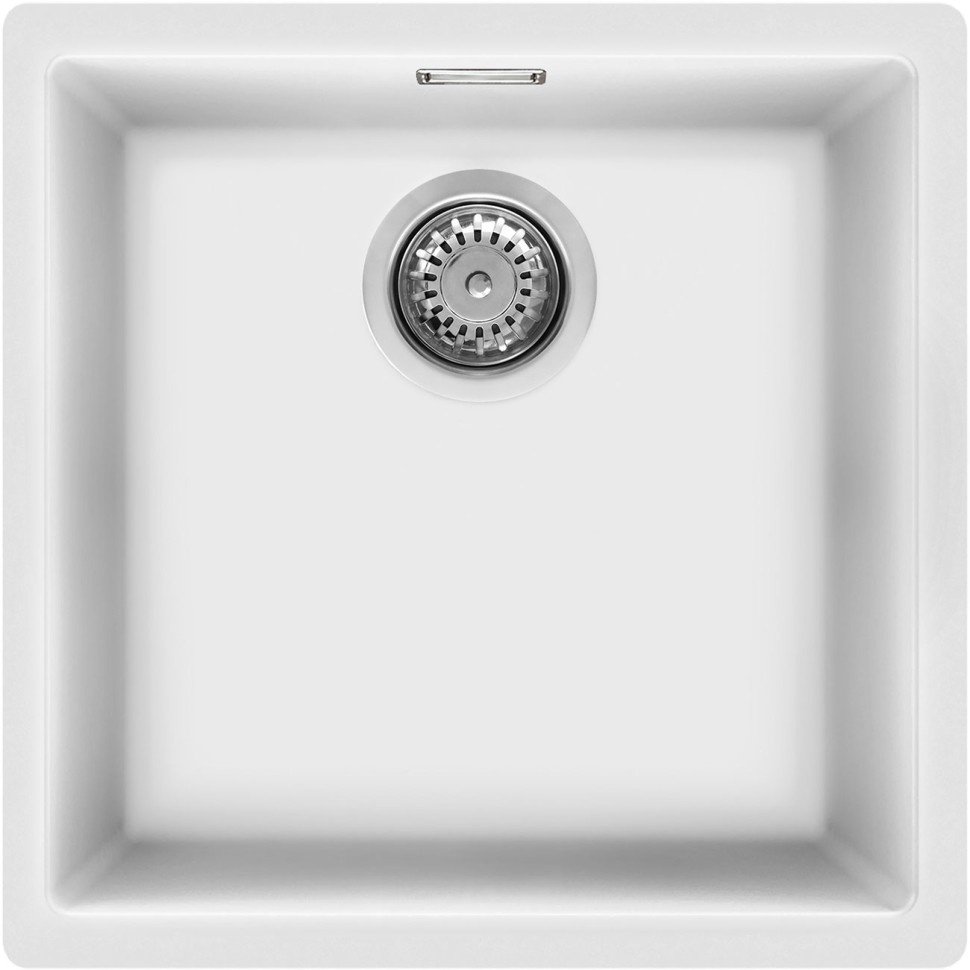 Кухонная мойка Smeg VZP45B 40х40х21.5 см, гранит, тон белый камень купить,NaN