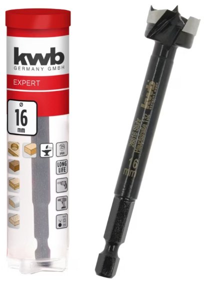 Сверло Скоростное сверло Форстнера, 16 мм kwb by Einhell (706416) купить,NaN