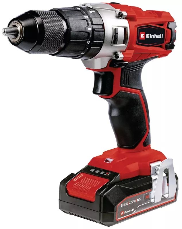 Аккум. Ударный Шуруповерт Einhell TE-CD 18/2 Li-i +22 (1x2,5 Ah) (4514220) купить,NaN