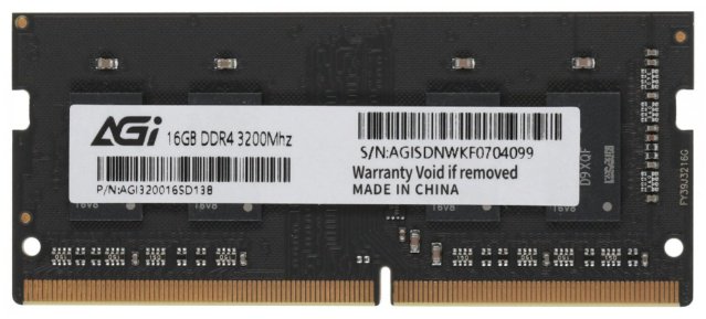 Оперативная память AGI AGI320016SD138-ST 16 Гб