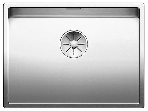 Кухонная мойка Blanco Claron 550 - U 59х44х19 см, нержавеющая сталь, тон серый купить,NaN