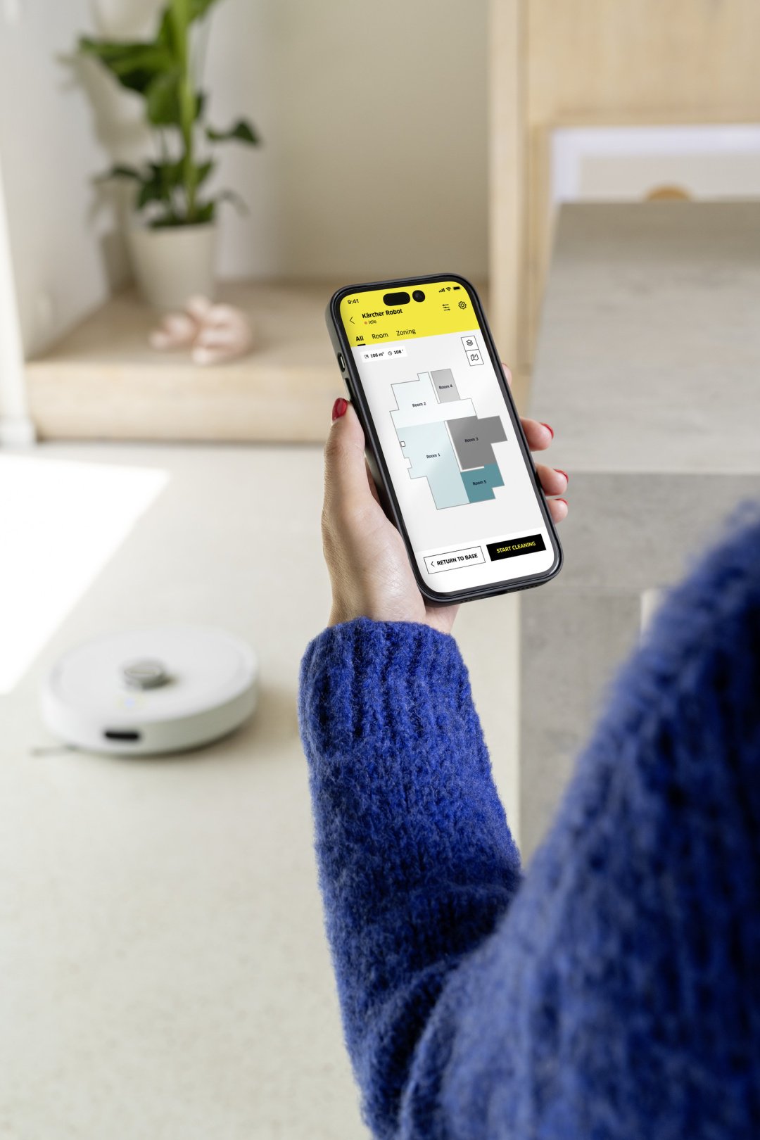 Робот-пылесос Karcher RVC 3 Comfort 1.269-120.0 белый купить,NaN