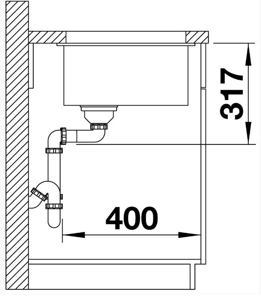 Кухонная мойка Blanco Etagon 500-U 53х46х19 см, искусственный камень, тон кофе купить,NaN