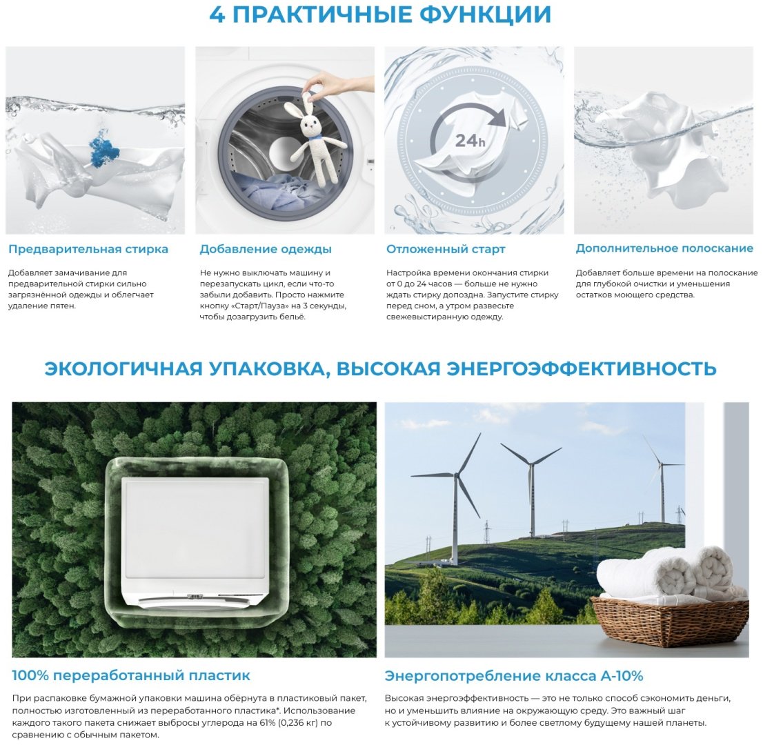 Стиральная машина Midea MF01712BS40/W белый - ForteMarket Стиральная машина Midea MF01712BS40/W белый купить,139990