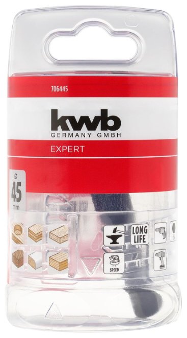 Сверло Скоростное сверло Форстнера, 45 мм kwb by Einhell (706445)