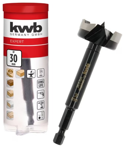 Сверло Скоростное сверло Форстнера, 30 мм kwb by Einhell (706430)