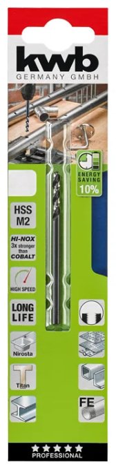 Сверло Сверло HI-NOX HSS M2 для металла 11 мм, в блистере kwb by Einhell (258710) купить,NaN