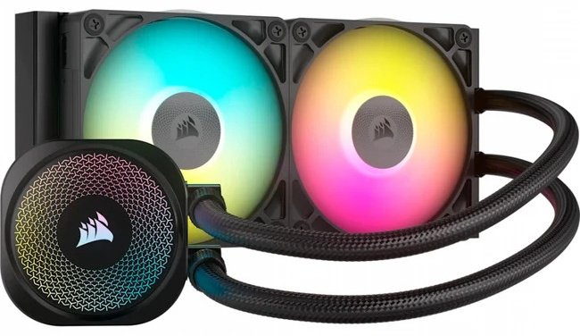 Система охлаждения Corsair iCUE LINK TITAN 240 RX RGB Black / CW-9061016-WW черный купить,NaN