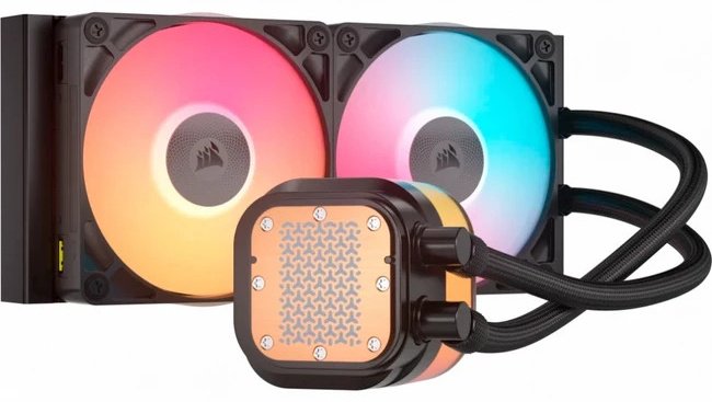 Система охлаждения Corsair iCUE LINK TITAN 240 RX RGB Black / CW-9061016-WW черный купить,NaN