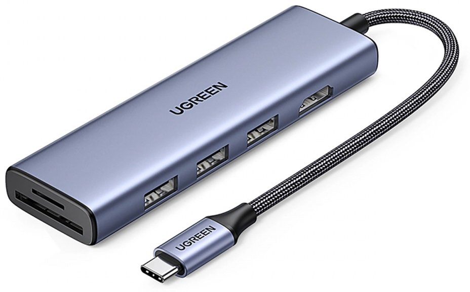 Док-станция Ugreen CM511 20956A серый купить,NaN