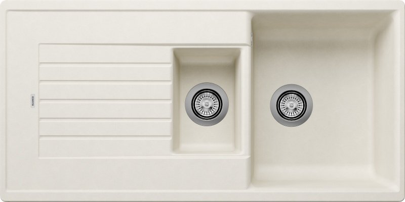 Кухонная мойка Blanco Zia 6 S - мягкий белый (527207) 100х50х19 см, искусственный камень, тон мягкий белый купить,243432