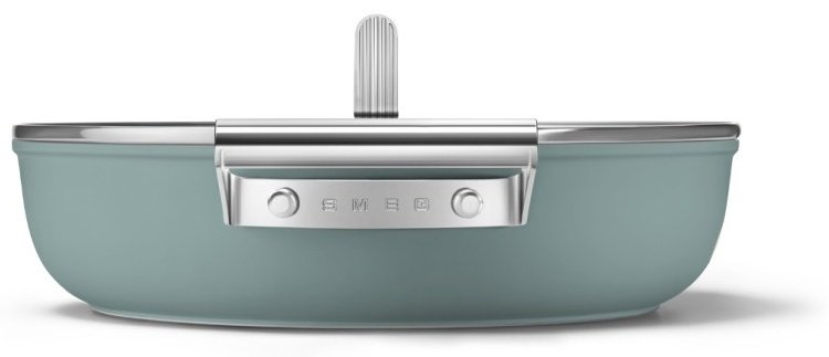 Сковорода Smeg DPF2812EGM 28 см с антипригарным покрытием, алюминий купить,NaN