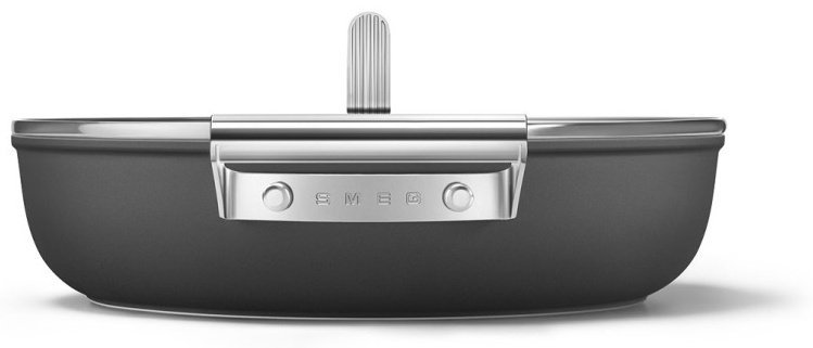 Сковорода Smeg DPF2812BLM 28 см с антипригарным покрытием, алюминий купить,NaN