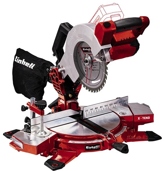 Аккум. Торцовочная пила Einhell TE-MS 18/210 Li-Solo (4300890) купить,NaN