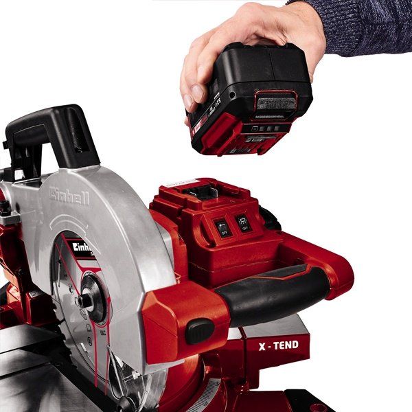 Аккум. Торцовочная пила Einhell TE-MS 18/210 Li-Solo (4300890) купить,NaN