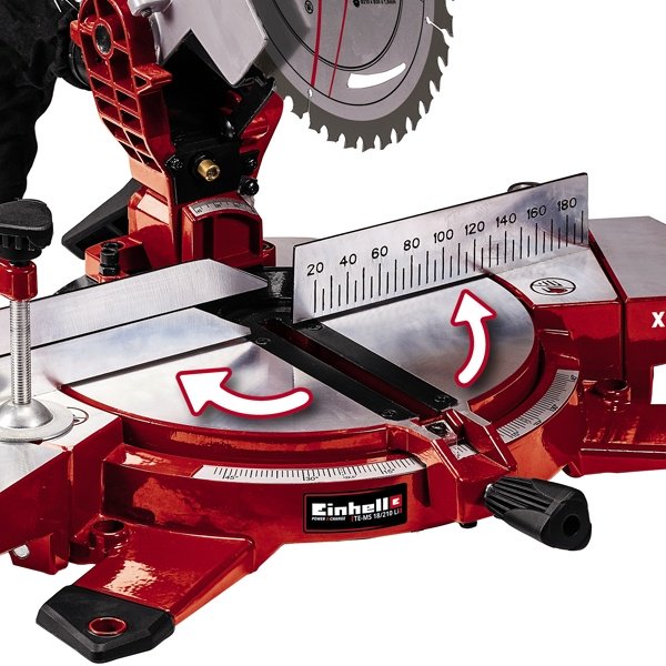 Аккум. Торцовочная пила Einhell TE-MS 18/210 Li-Solo (4300890) купить,NaN