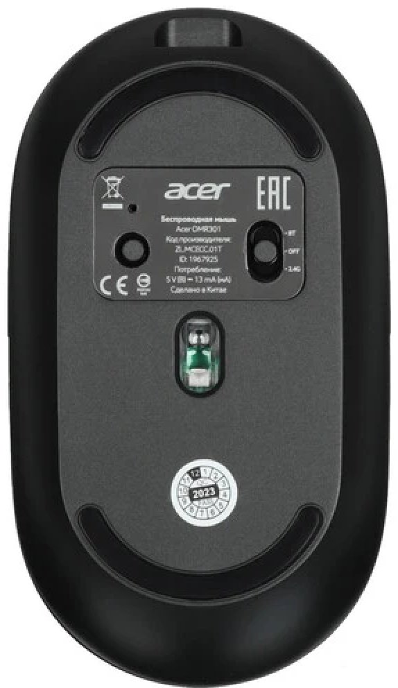 Мышь Acer OMR301 черный купить,NaN