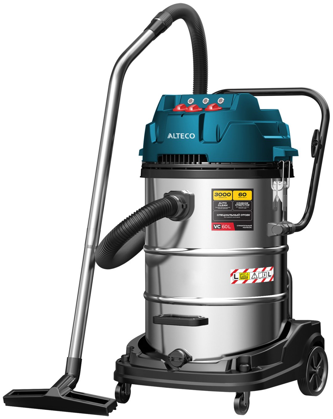 Строительный пылесос ALTECO VC 60 L Auto Clean 93922 купить,184900