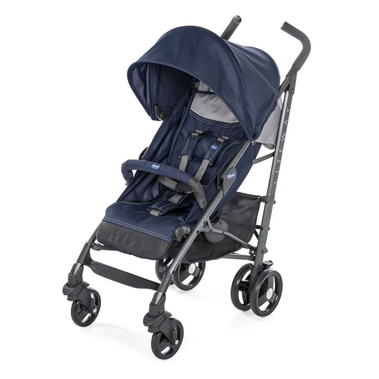Коляска прогулочная Chicco Lite Way3 Top India Ink купить,NaN