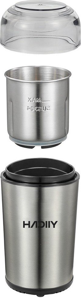Кофемолка HADIIY HD-612 серебристый