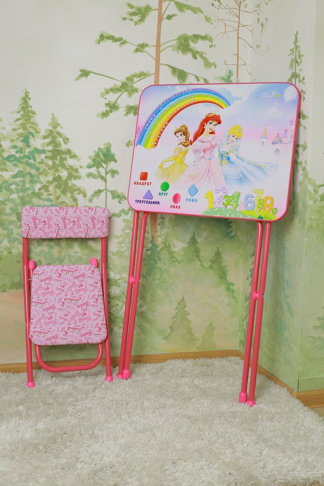 Millennium Princesses комплект, 59x45x56 см, розовый - ForteMarket Millennium Princesses комплект, 59x45x56 см, розовый купить,0