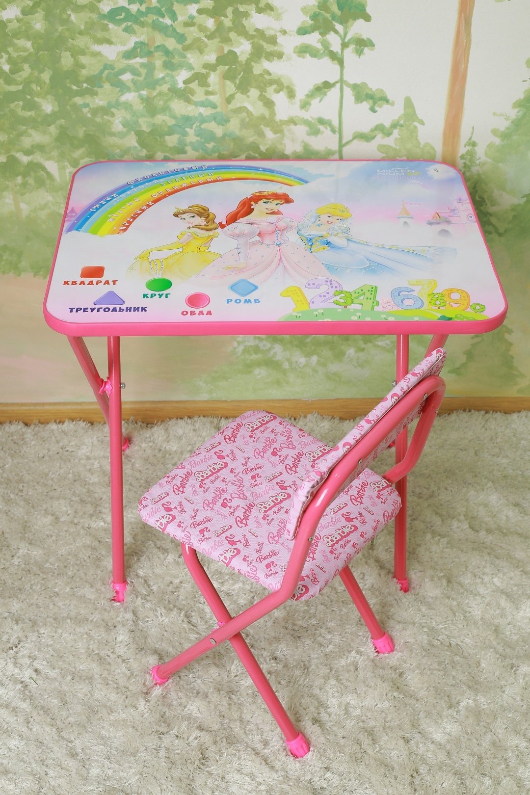Millennium Princesses комплект, 59x45x56 см, розовый - ForteMarket Millennium Princesses комплект, 59x45x56 см, розовый купить,0
